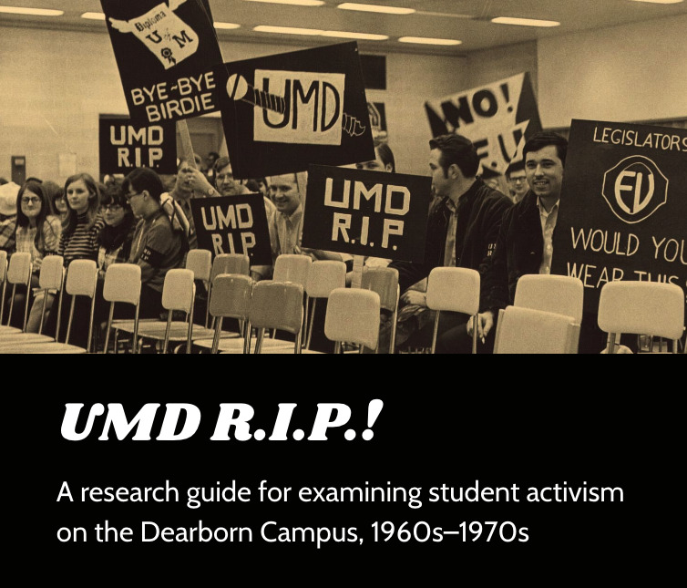 Cover of UMD R.I.P.! StoryMap